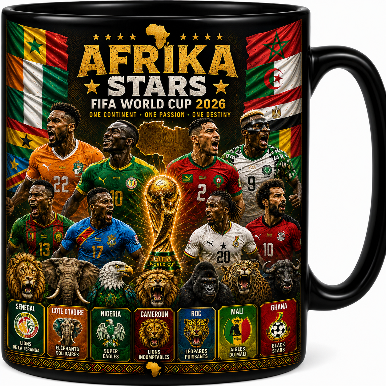 Afrika Stars 2026 world cup mug