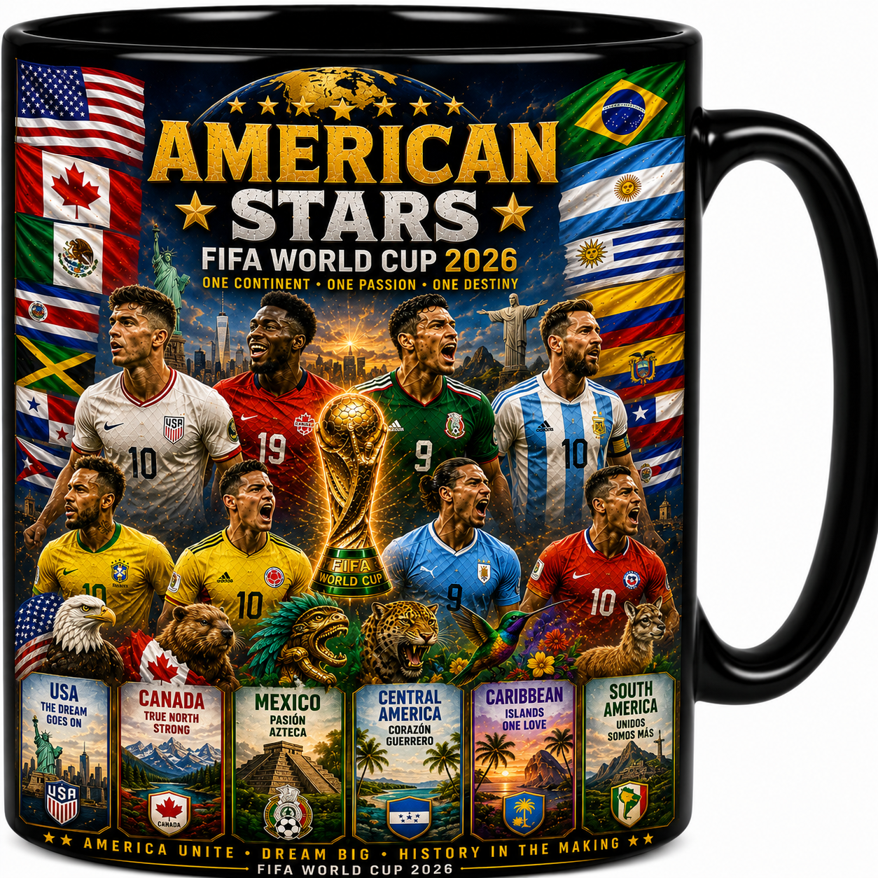 America Stars World Cup mug