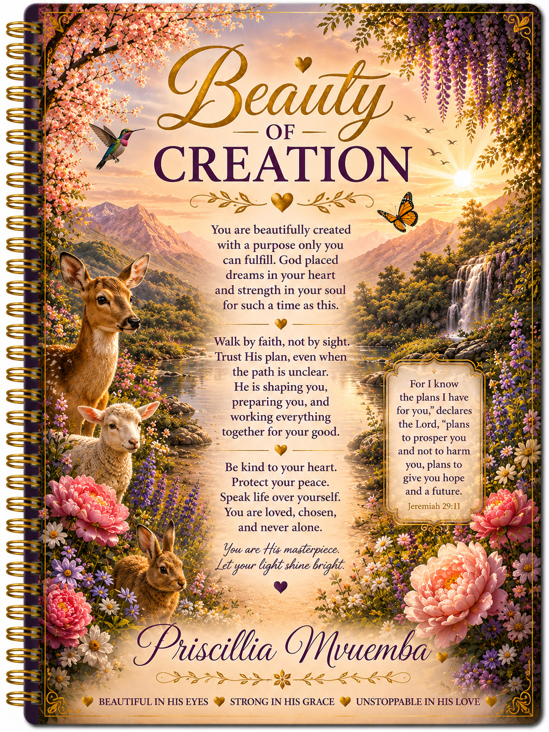 Beauty nature notebook