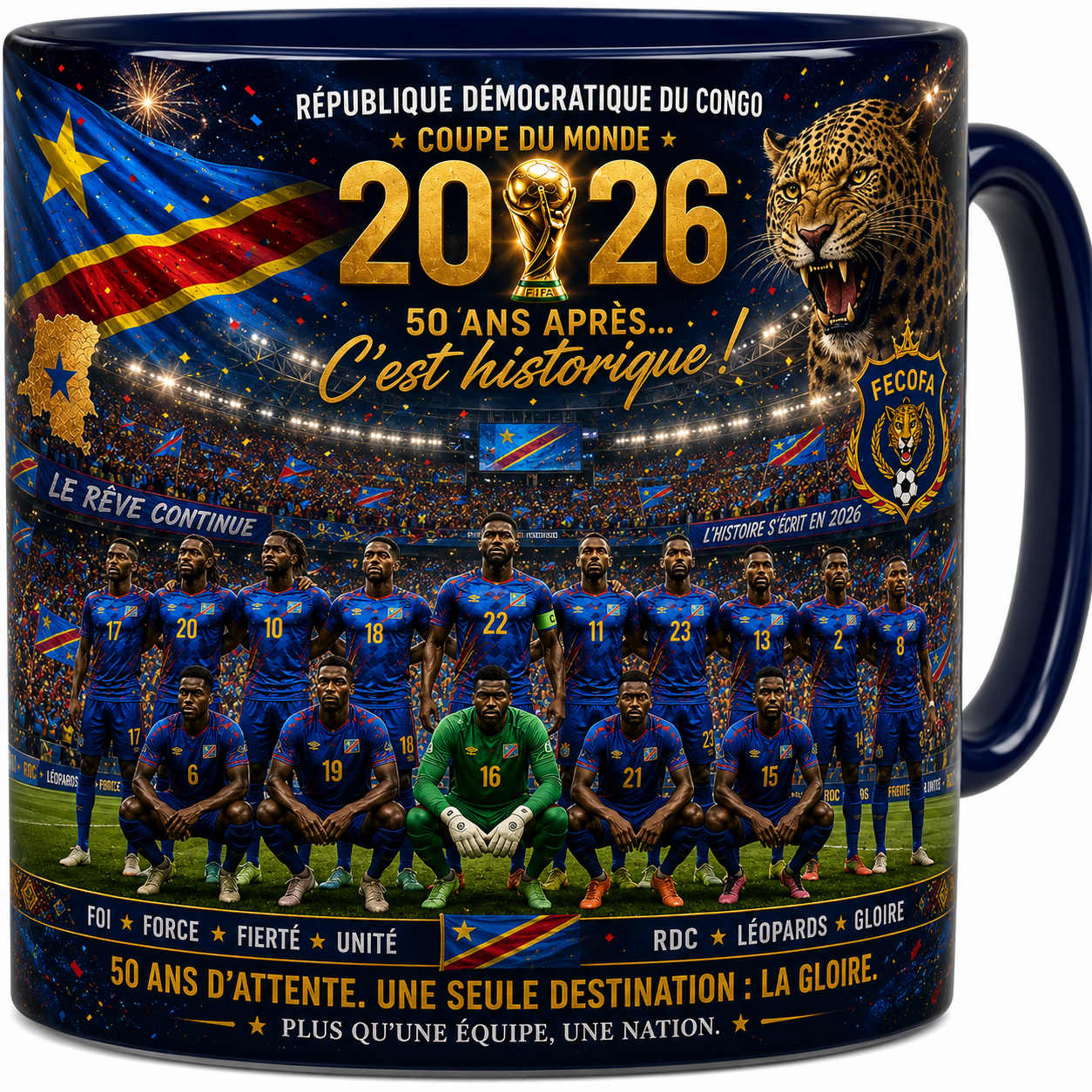 World Cup DRC  mug